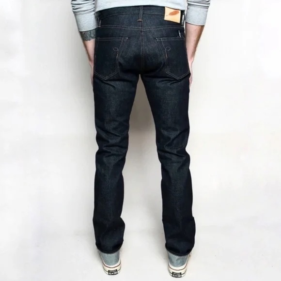 Rogue Territory | Stanton Slim Straight Indigo Selvedge Denim Jeans Size 28 - Picture 9 of 10